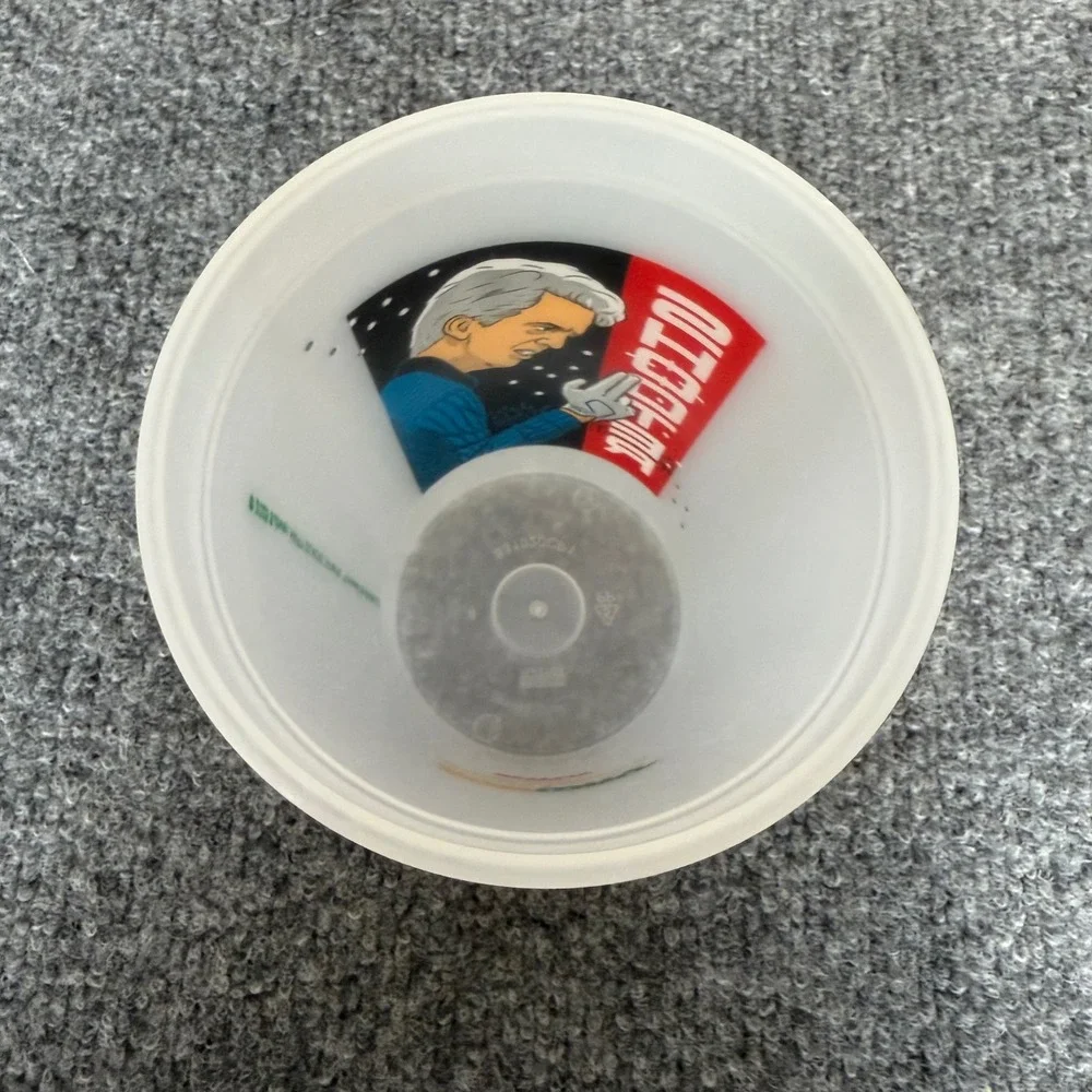 Happy Gilmore 2 Shooter McGavin Subway Netflix Plastic‎ Cup Collectible